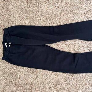 Perfectwhitetee full length Black thick sweatpants